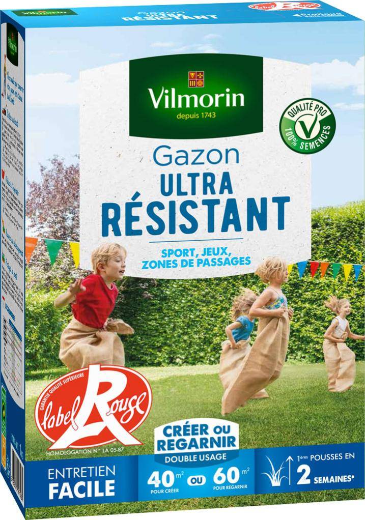 Vilmorin - Gazon ultra résistant 1 kg - VILMORIN - Image 3