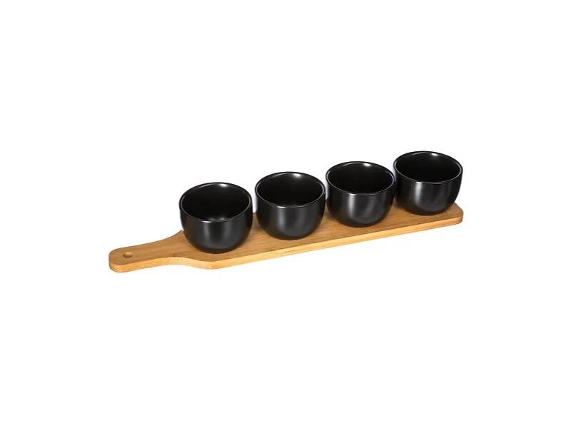 Set Apéritif 14 Pièces Bambou 27cm Naturel SECRET DE GOURMET