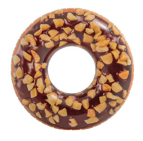 Intex - Bouée tube donut choco noisette 114 cm
