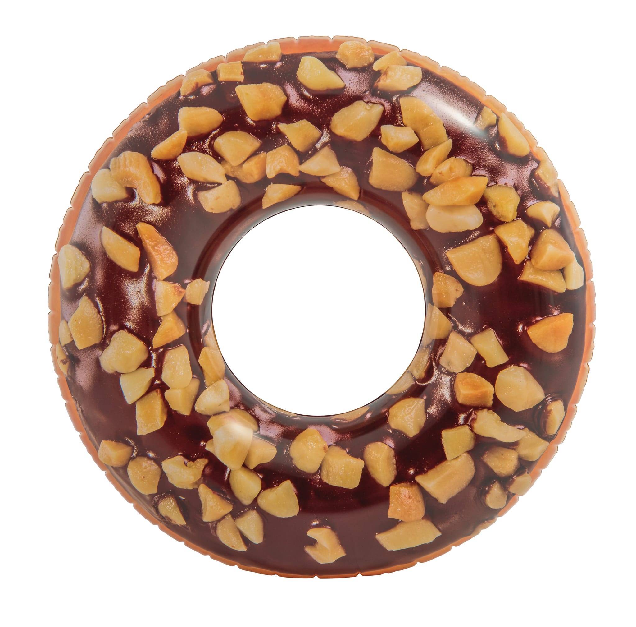 Intex - Bouée tube donut choco noisette 114 cm