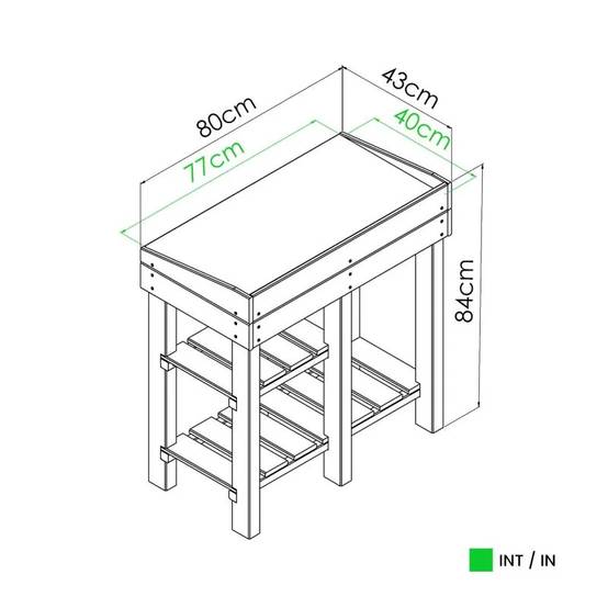 Cerland - Table de Rempotage FLORINE - Image 4
