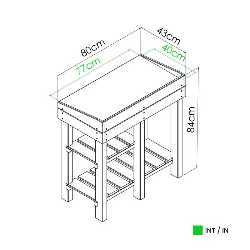 Cerland - Table de Rempotage FLORINE - Image 4