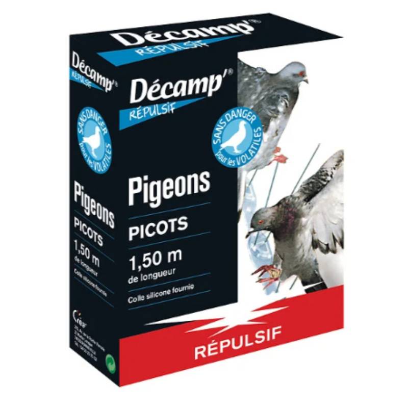 Décamp'Répulsif - Púas Repelentes Metálicas - DECAMP'