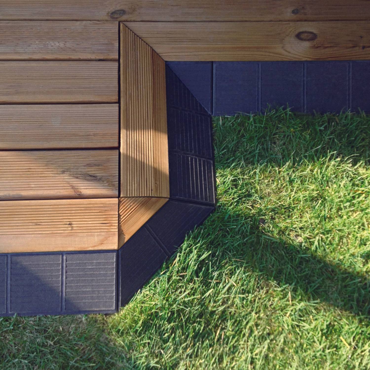 Xtiles - Angles de finition Lot 4 angles Pin Brun L 19,5 x P 19,5 x E 7,3 cm – X-TILES - Imagen 5