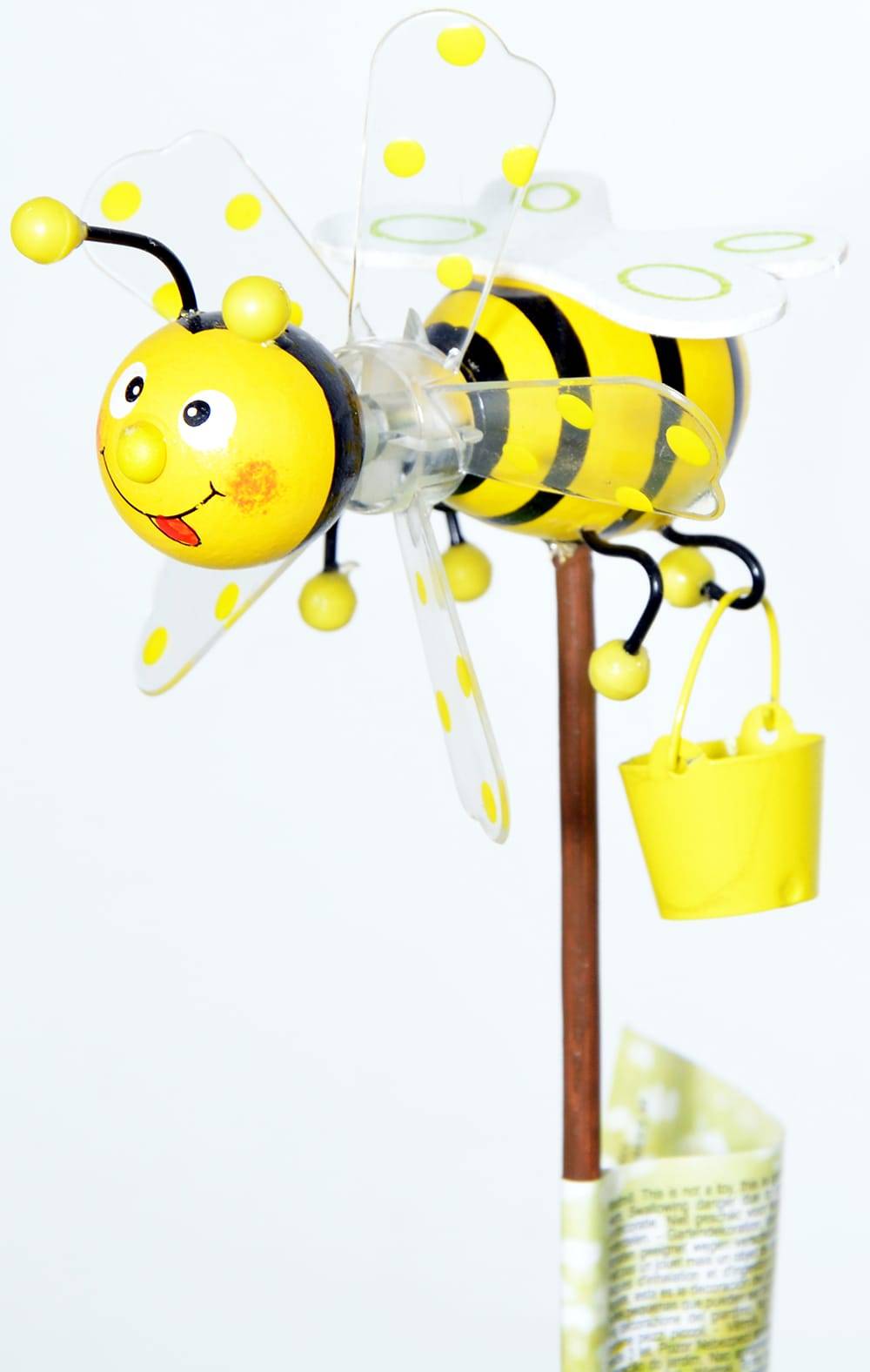 Abeille décorative jardin 6 assorties H30 cm - Image 3
