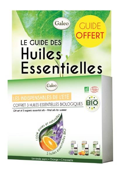 Galeo - Coffret 3 huiles essentielles Les indispensables de l'été