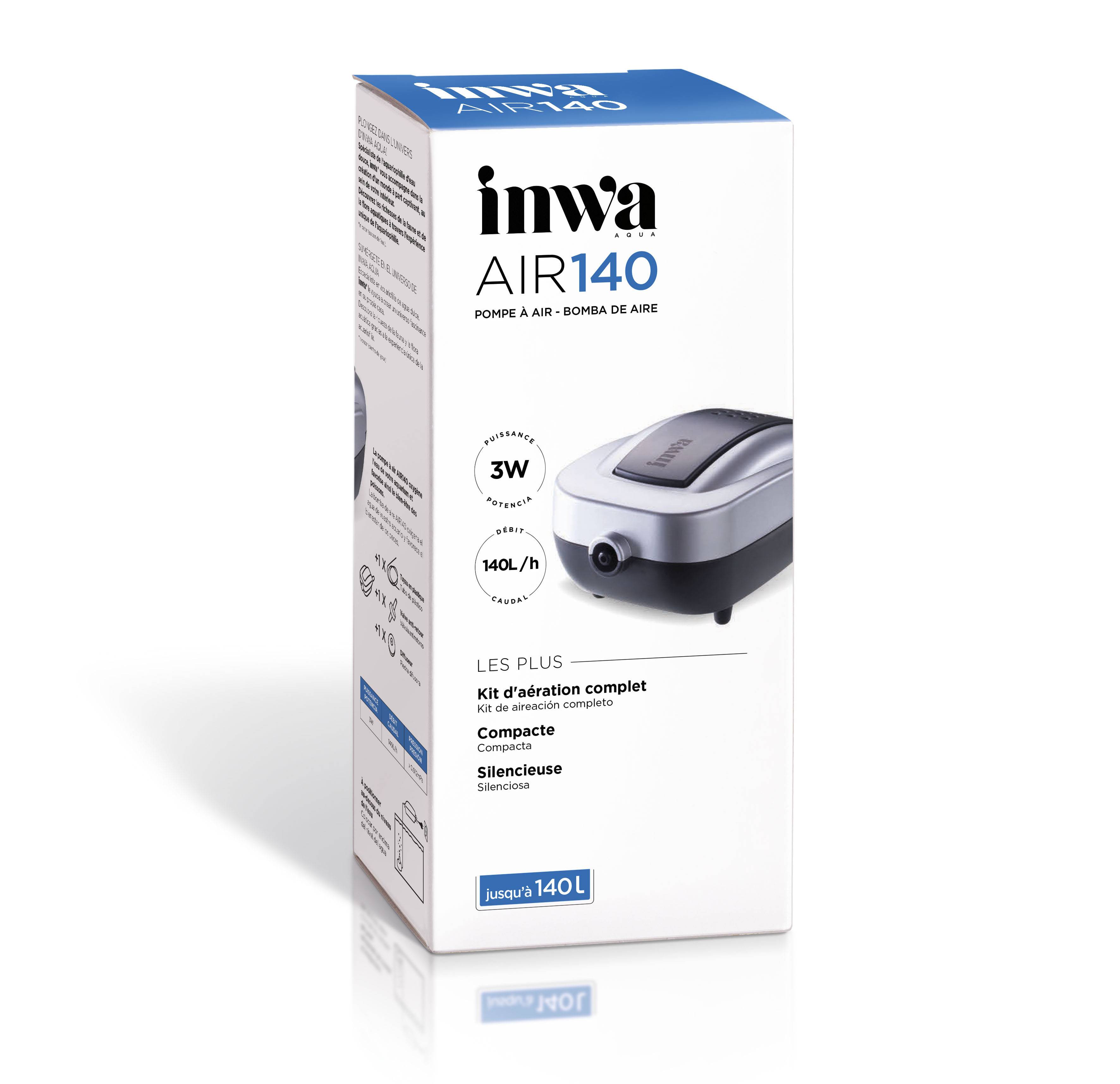 Inwa - INWA - Bomba de AIRE 140 para acuario