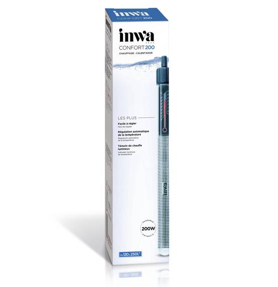 Inwa - INWA - Chauffage pour aquarium CONFORT 200