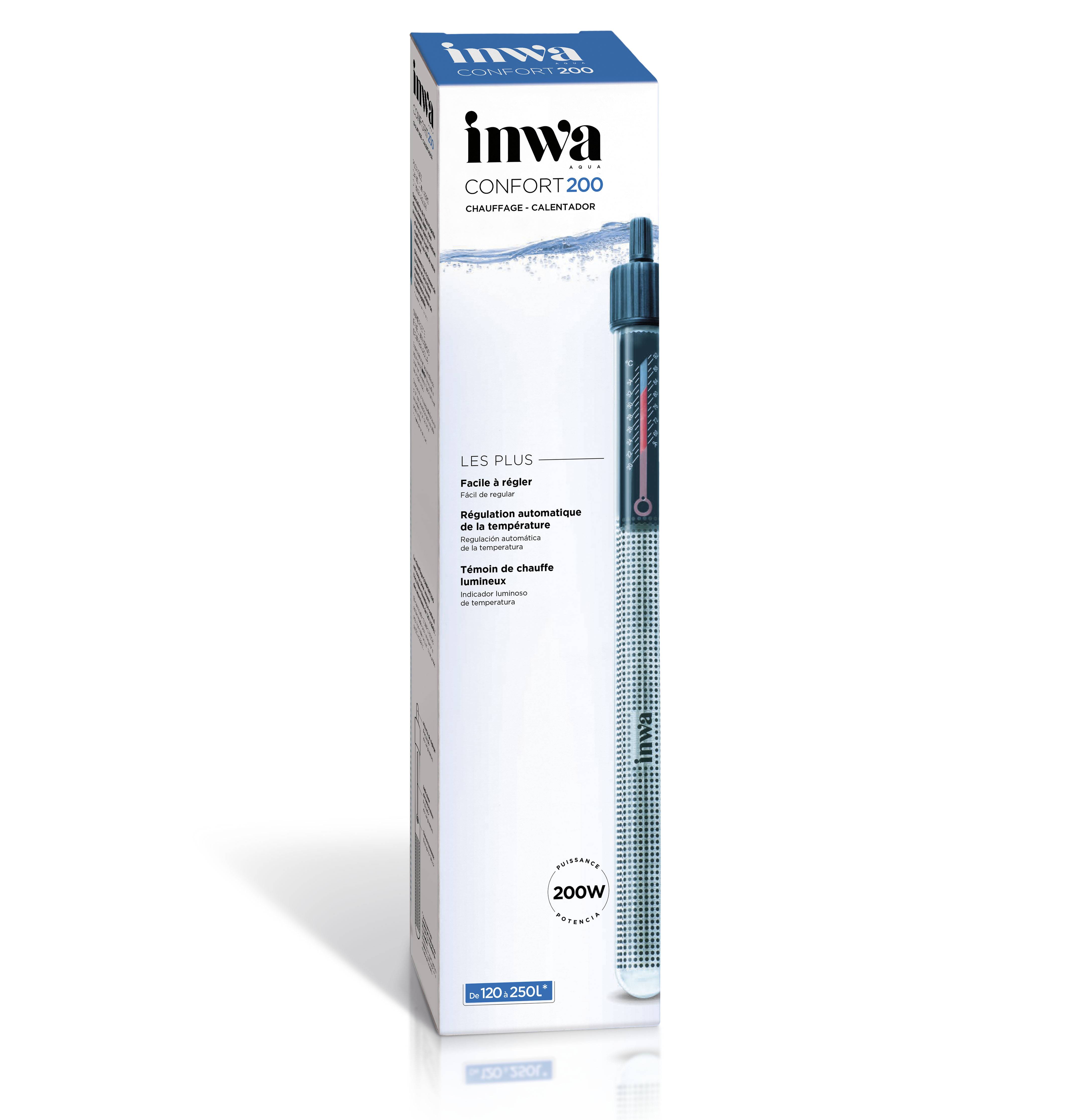 Inwa - INWA - Chauffage pour aquarium CONFORT 200