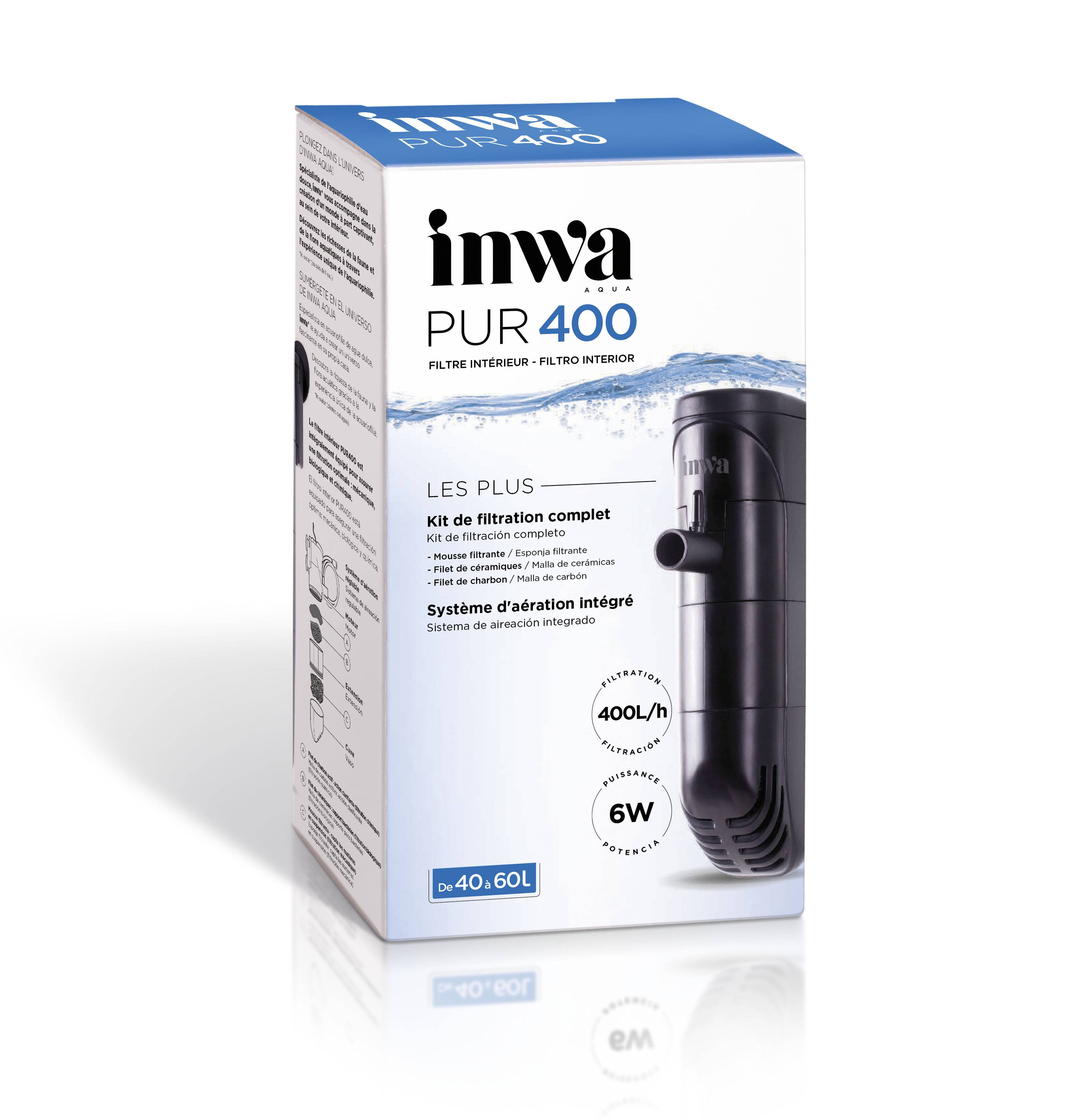 Inwa - INWA - Filtre intérieur PUR 400
