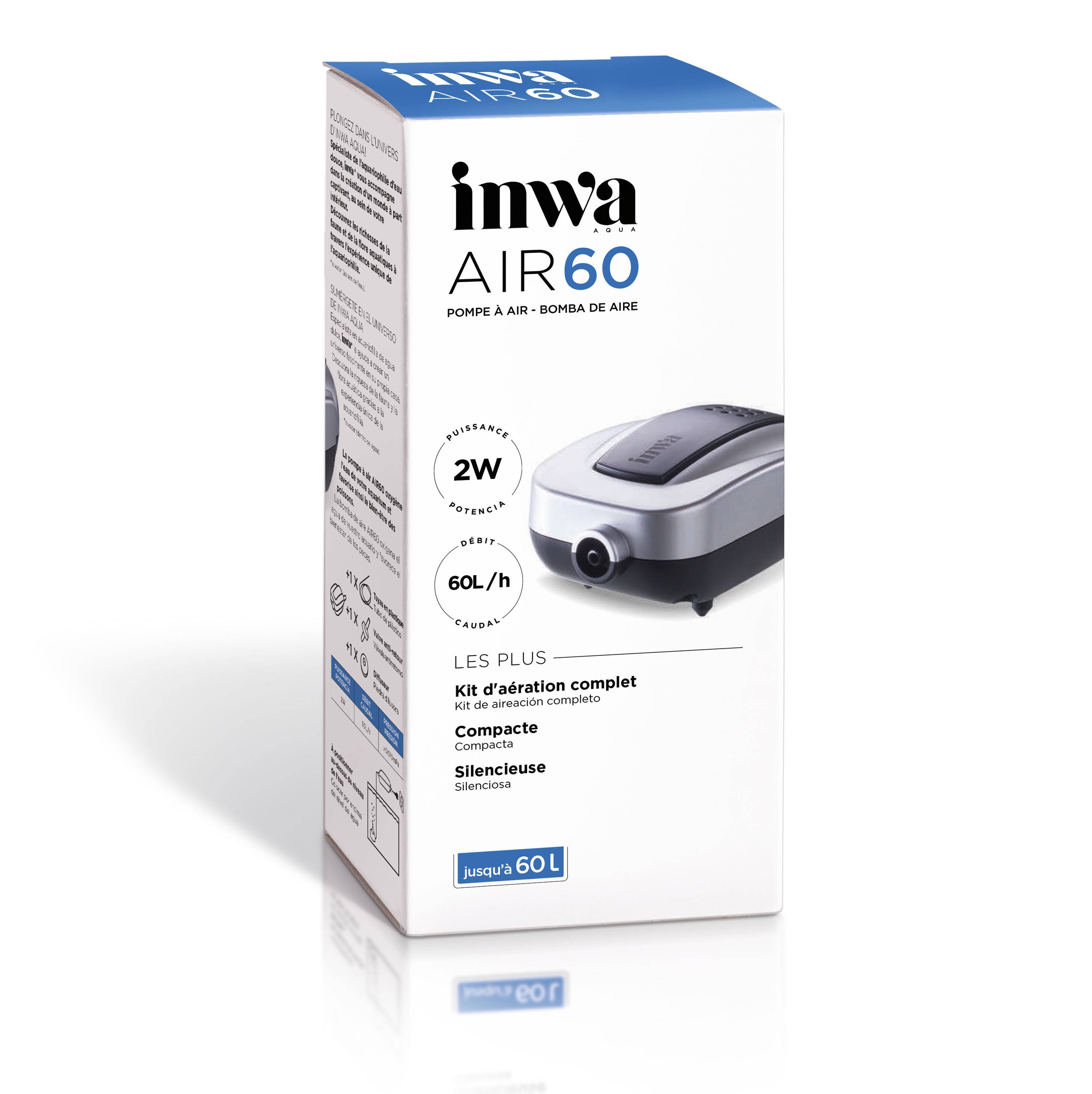Inwa - INWA - Bomba de AIRE 60 para acuario