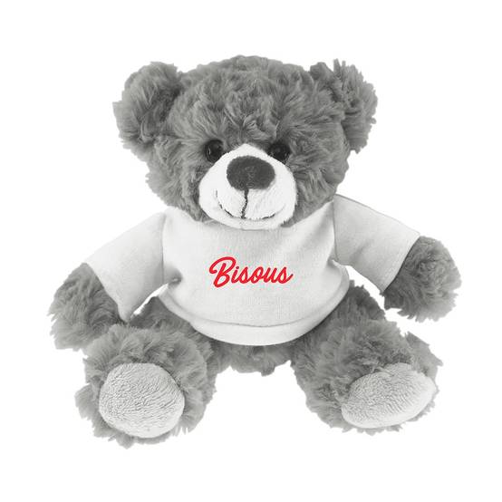 Enesco Kalidou - Peluche ourson avec son tee-shirt personnalisé