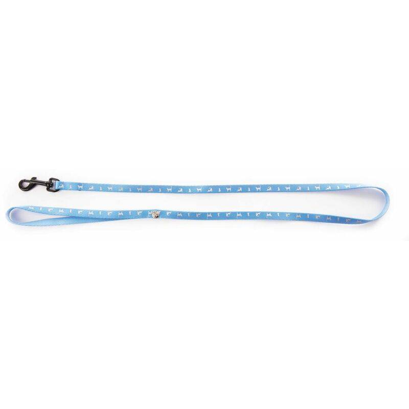 Smooz - Laisse chat nylon bleu/grey L. 10-100 cm – MARTIN - Imagen 2