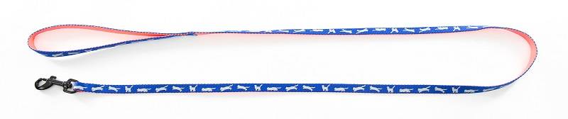 Martin Sellier - Laisse pour chat nylon bicolore bleu rouge 10 mm 120 cm – MARTIN