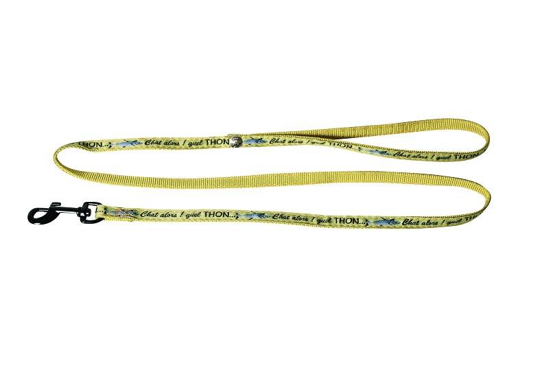 Martin Sellier - Laisse Chat Nylon Jaune - MARTIN