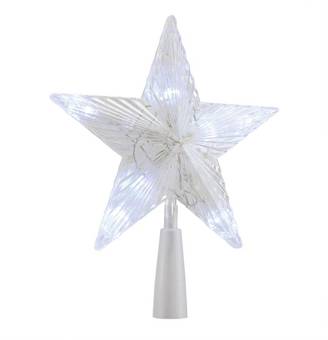 Blachere Illumination - Cimier de sapin en forme d'étoile avec 7 LEDS teint blanc pur