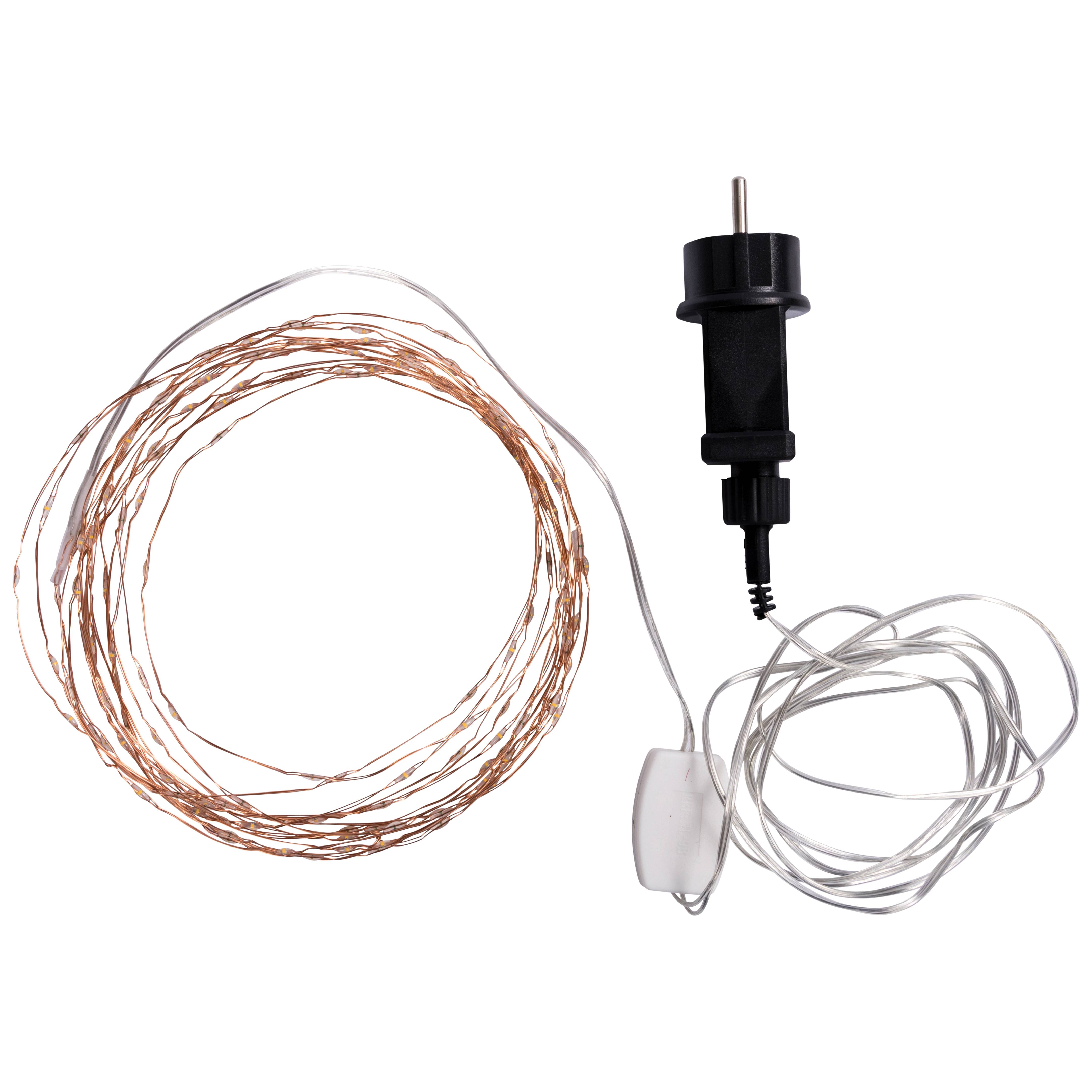 Blachere Illumination - Guirlande avec 150 micro LEDS oranges L.7,5 m - Image 4