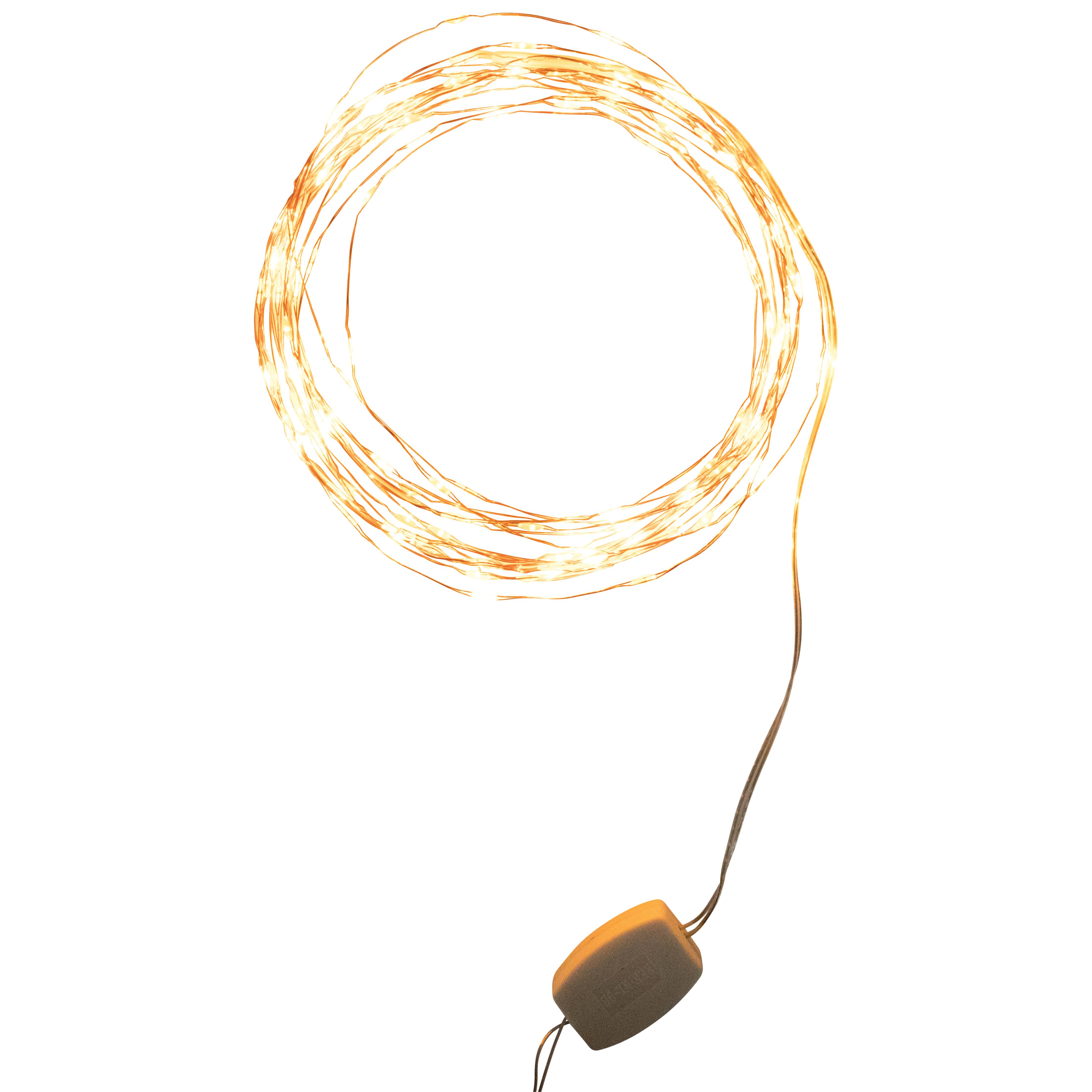 Blachere Illumination - Guirlande avec 150 micro LEDS oranges L.7,5 m - Image 3