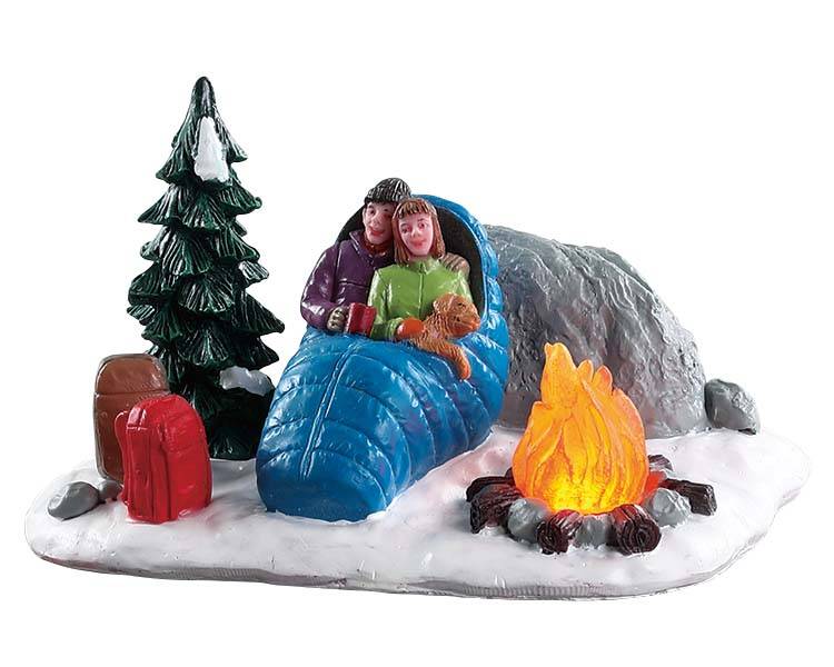 Lemax - Lemax - Camping de noche L.9,80 x l.12,80 x H.7,40 cm