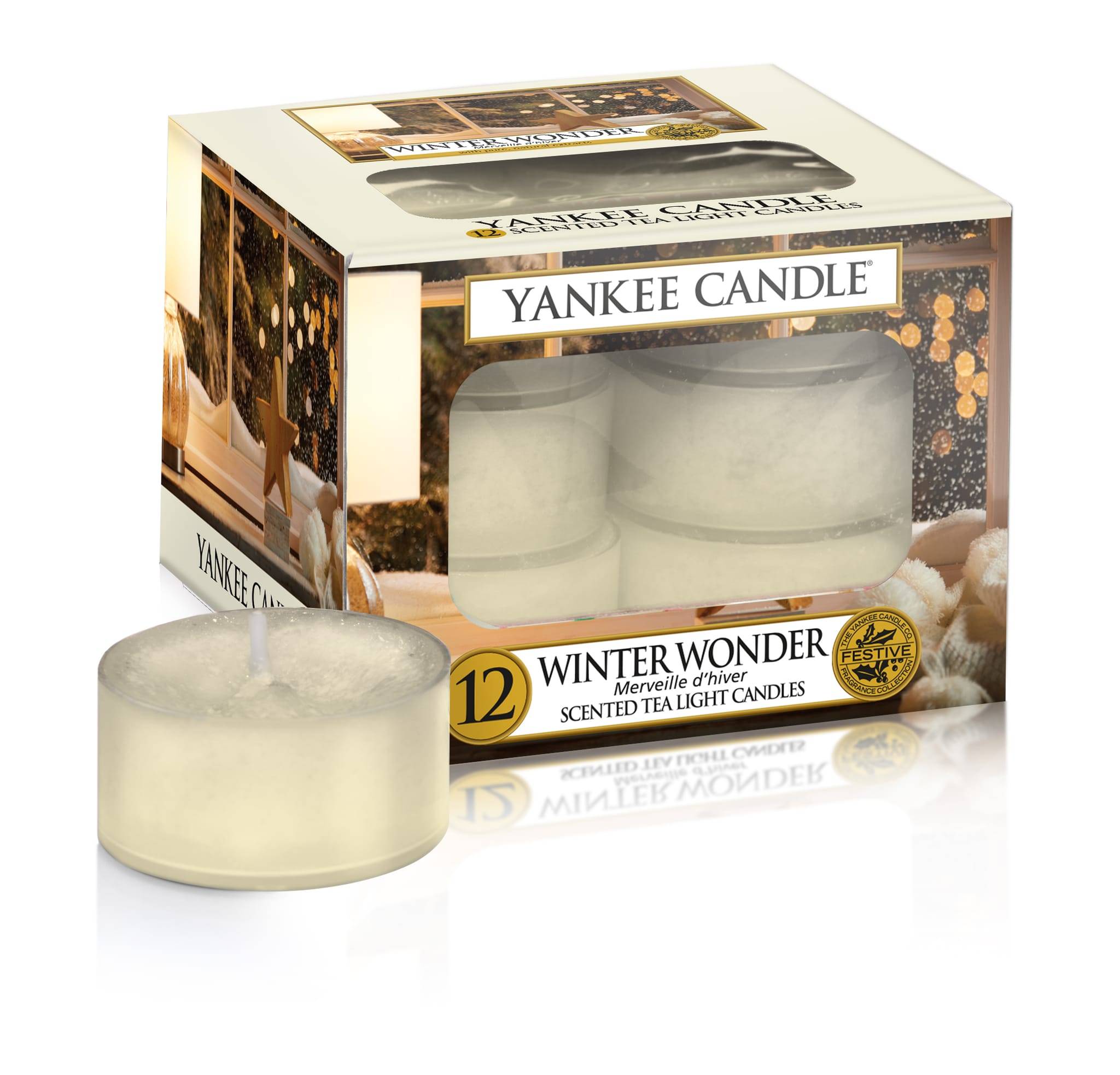 Yankee Candle - Bougie merveille d'hiver chauffe plat