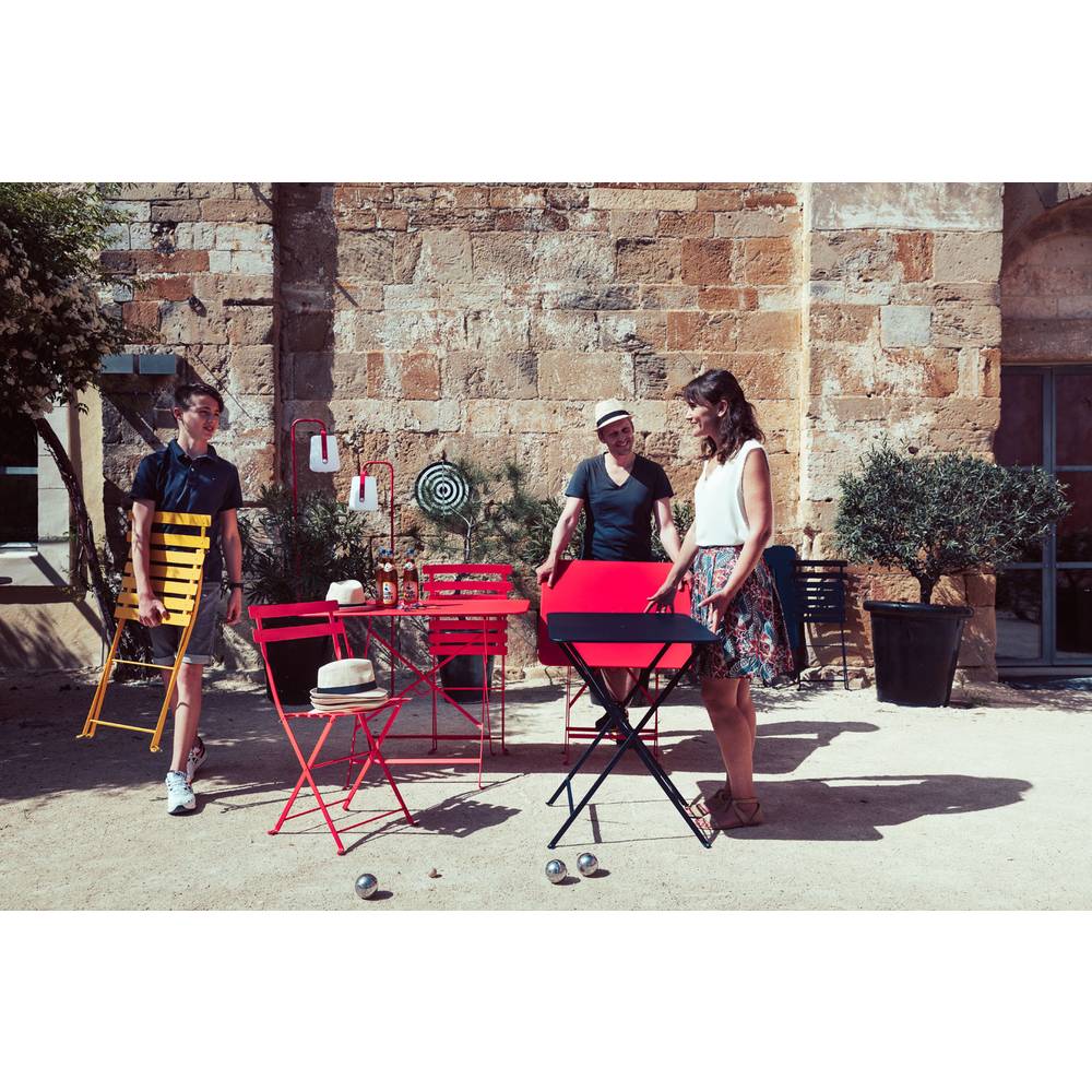 Fermob - Table de jardin rectangulaire pliante acier carbone 4 personnes Bistro Fermob - Image 3