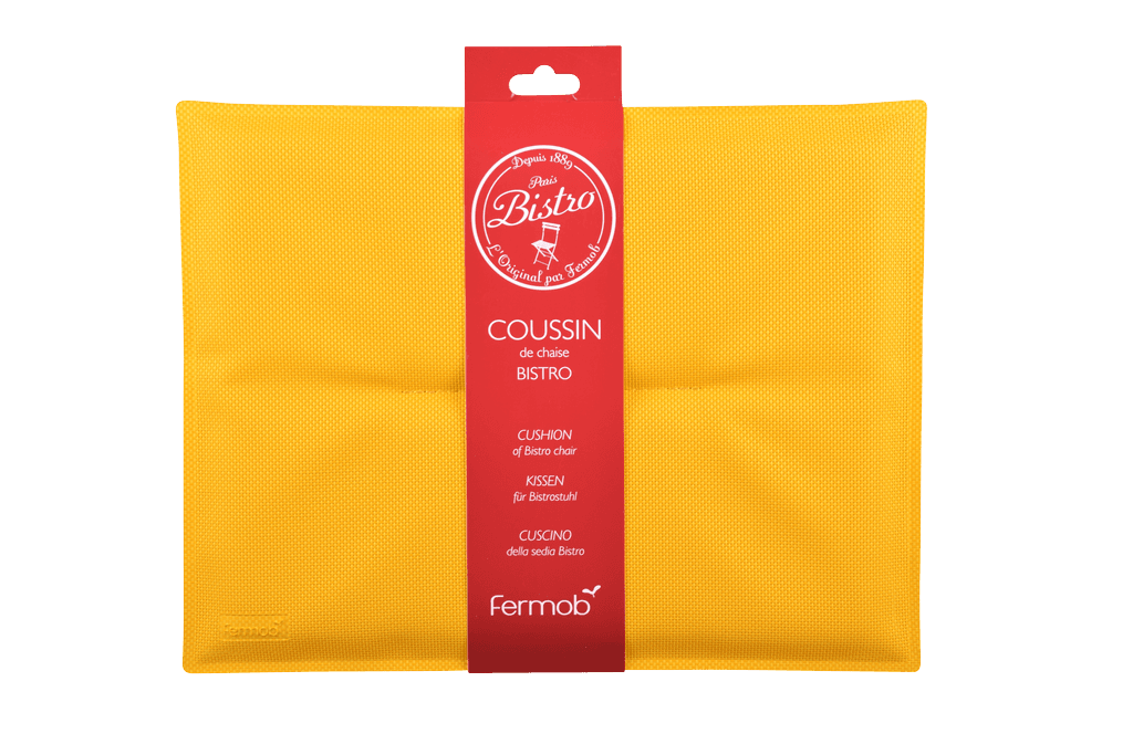 Fermob - Fermob - Coussin de chaise Bistro Miel L.37,5 x l.29 x H.2 cm