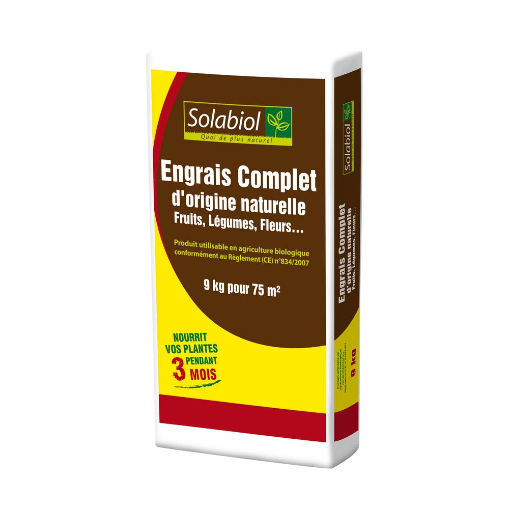 Engrais Complet Origine Naturelle 9 Kg – SOLABIOL
