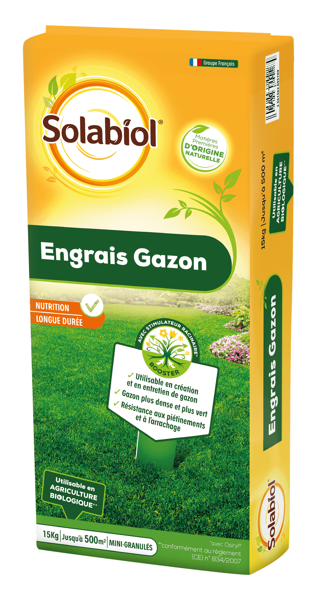 Solabiol - Engrais gazon longue durée – SOLABIOL