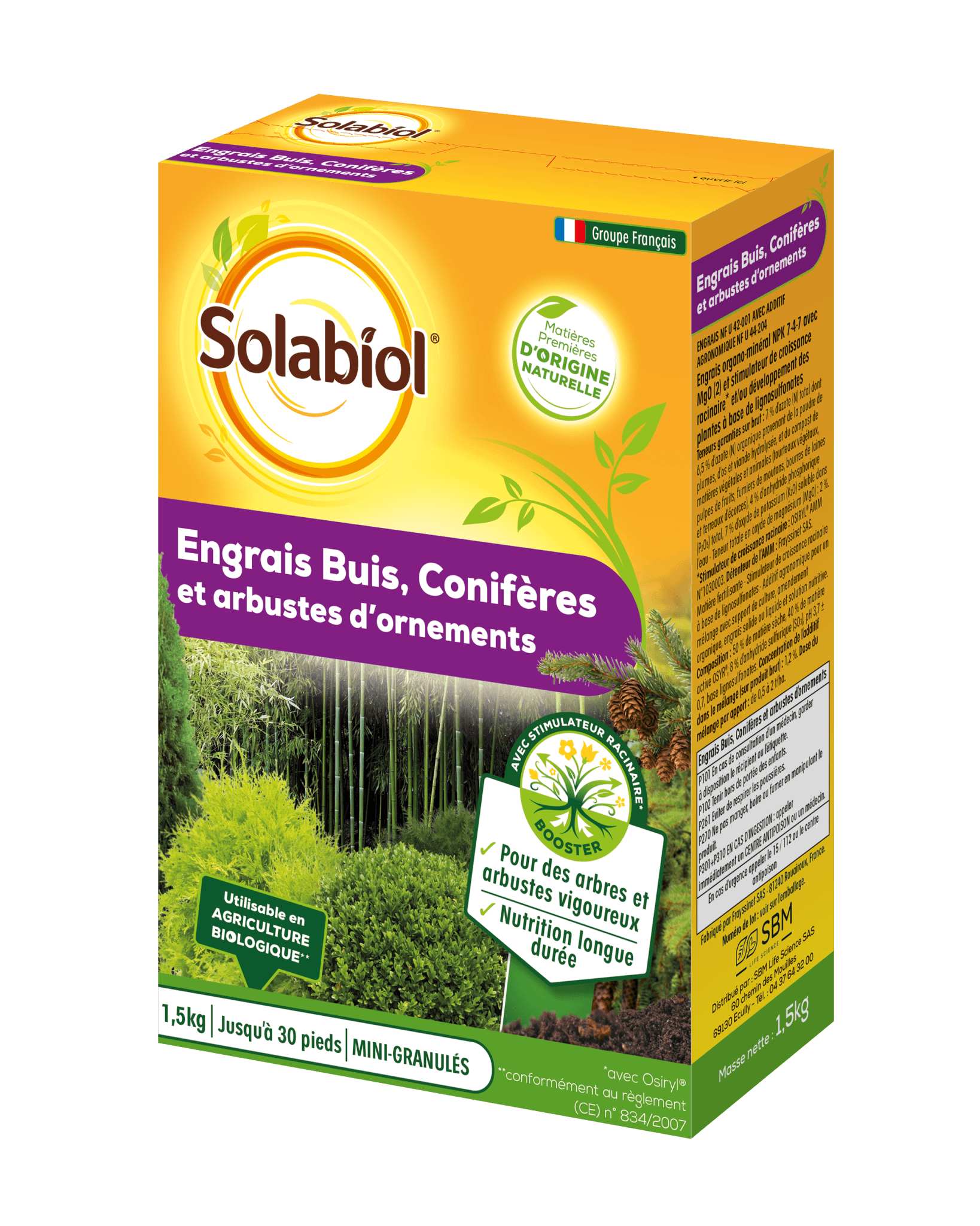 Solabiol - Engrais arbres et arbustes - SOLABIOL - Imagen 1