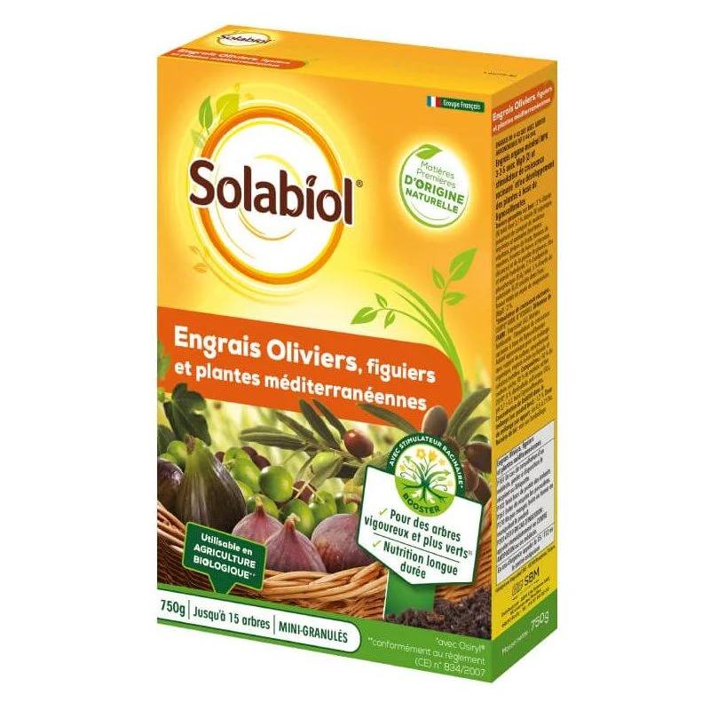 Solabiol - Engrais oliviers et plantes méditerranéennes 750 g - SOLABIOL