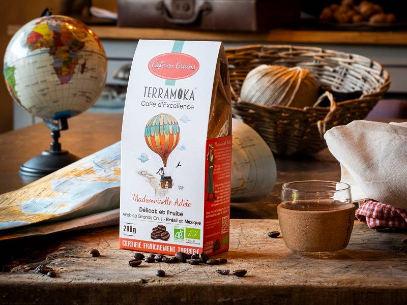 Terramoka - Café en grains - Mademoiselle Adèle 100 % arabica - 200 g - Image 2