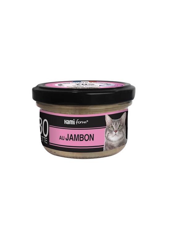 Hamiform - Plats cuisinés pour chat recette N°30 jambon/thon/fromage 80 g - Image 1