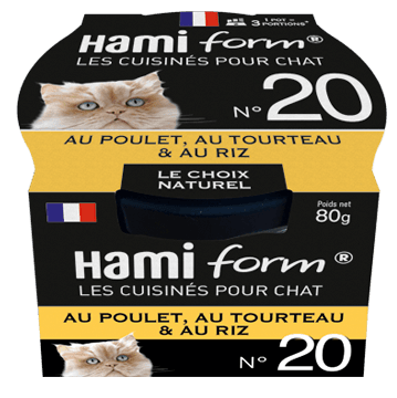 Los cocinados para gatos receta 20 pollo/buey/cangrejo/arroz 80 g - Imagen 2