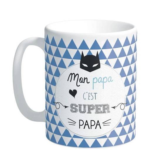Enesco - Mug Super papa en céramique ø8 cm