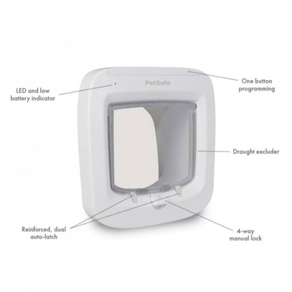 Petsafe - Gatera con Chip Electrónico Plástico Blanco - PETSAFE - Imagen 7