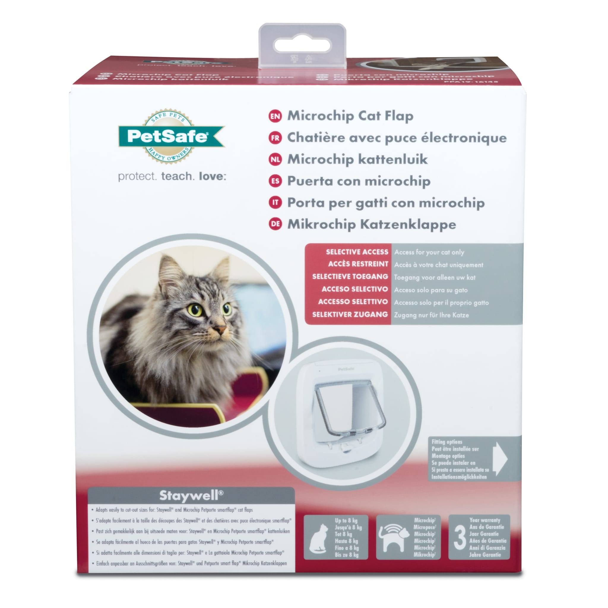 Petsafe - Gatera con Chip Electrónico Plástico Blanco - PETSAFE - Imagen 2