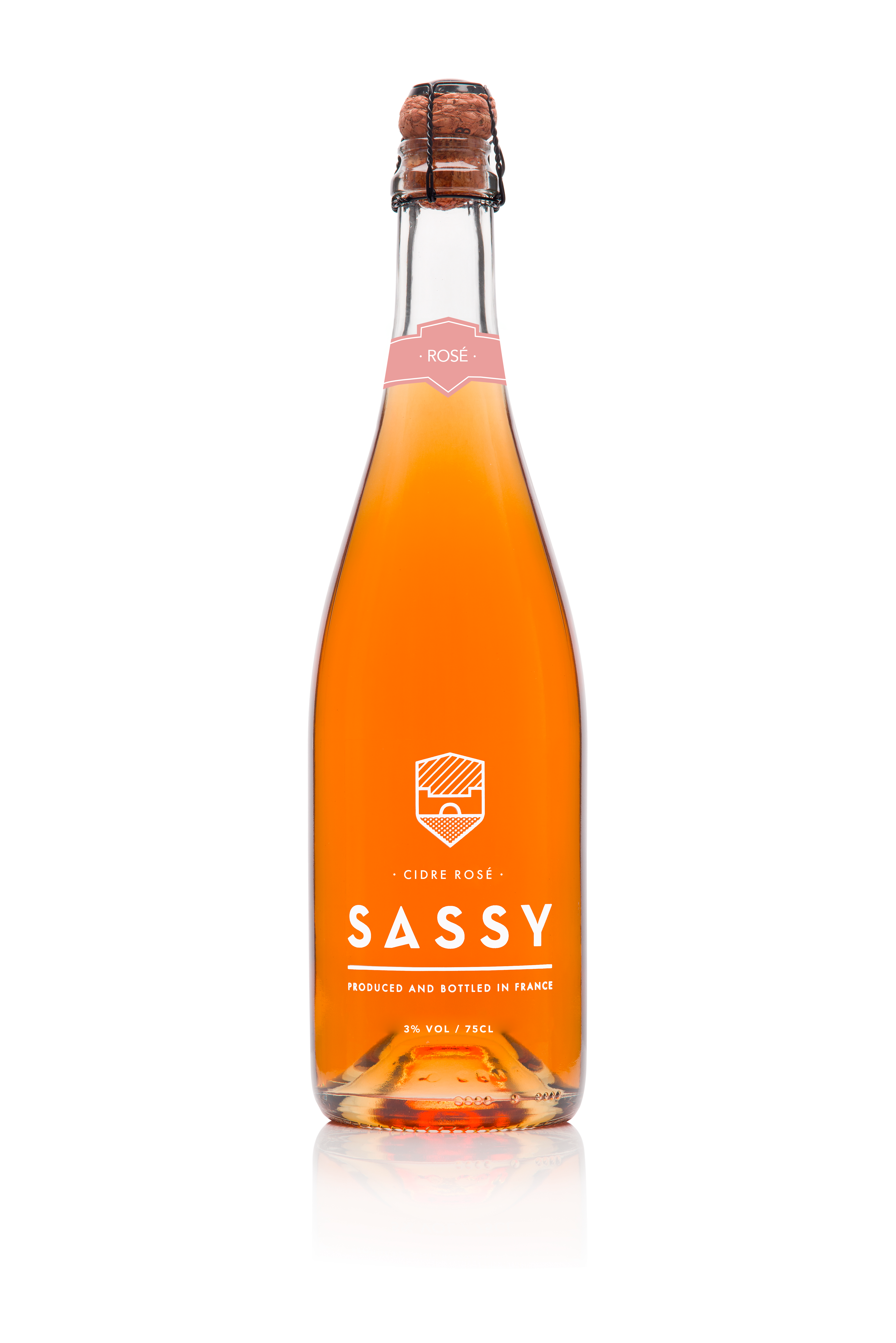 L.B.F. - Cidre rosé 3° 75 cl - Sassy