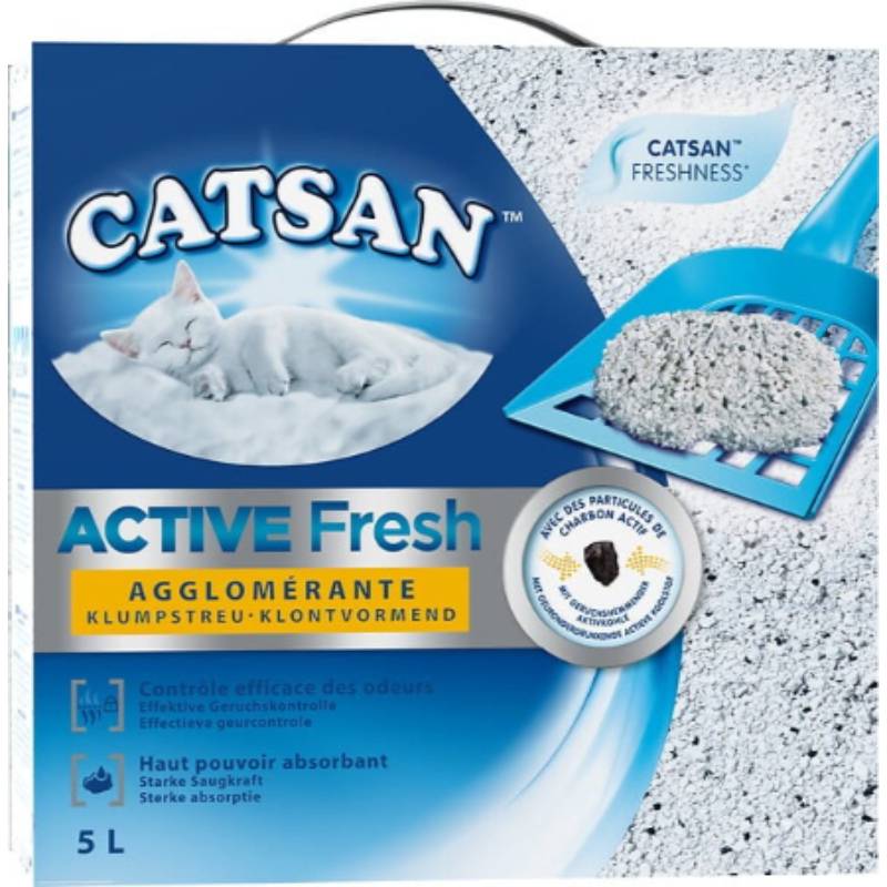 Catsan - Litière minérale pour chat Agglomérante - CATSAN
