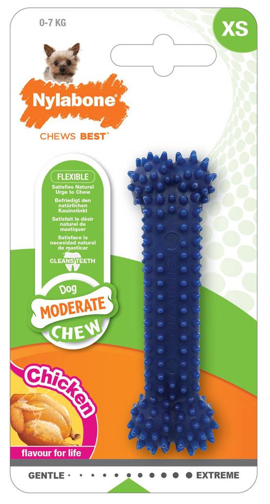 Nylabone - Nylabone - Jouet pour chien dental chew au poulet taille XS