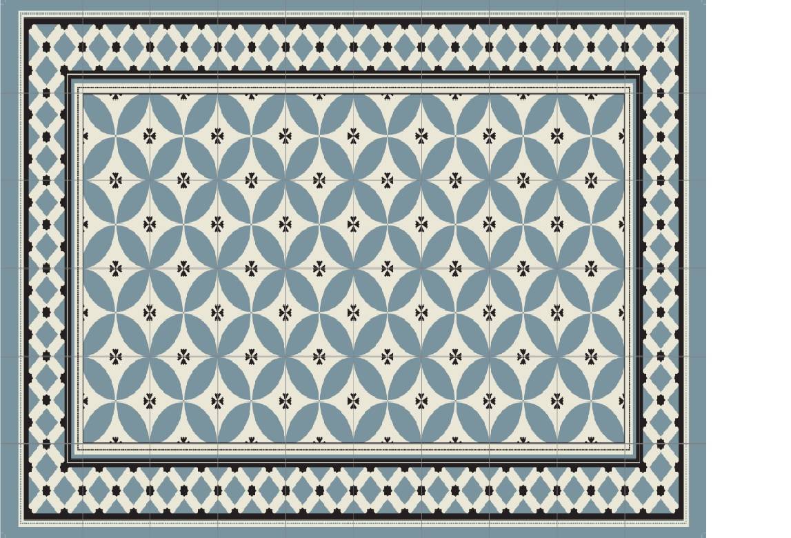 Coryl - Alfombra de vinilo interior Arles Horizon L.116 x l.68 cm