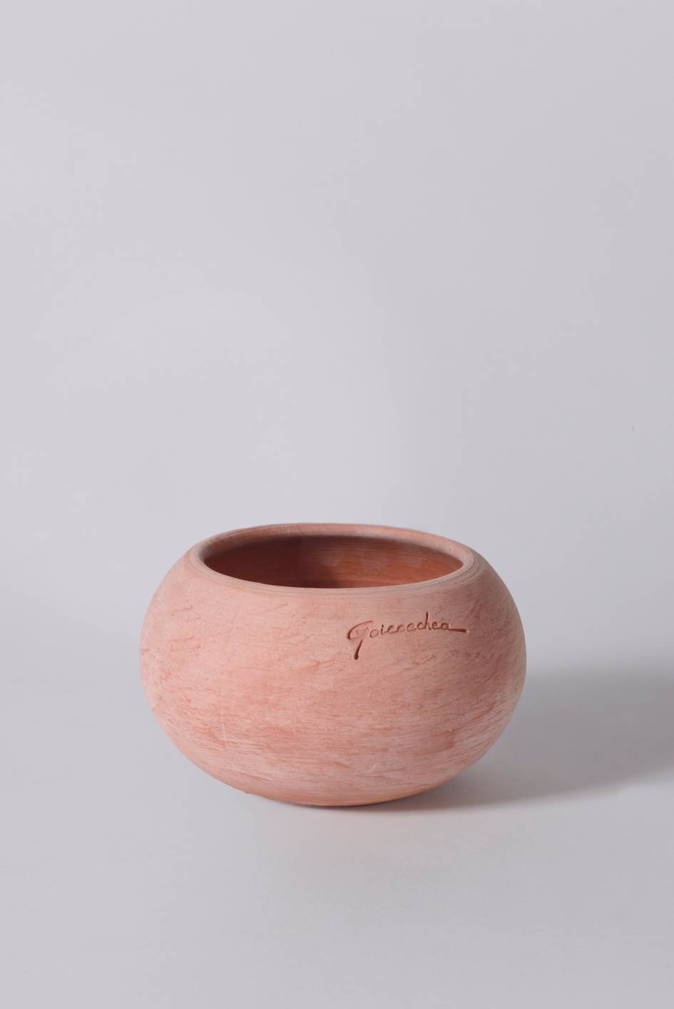 Pot boule terre cuite naturel L 13 cm H 10 cm - GOICOECHEA - Image 1