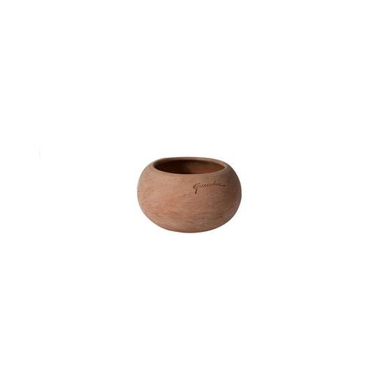 Pot boule terre cuite naturel L 13 cm H 10 cm - GOICOECHEA - Image 2