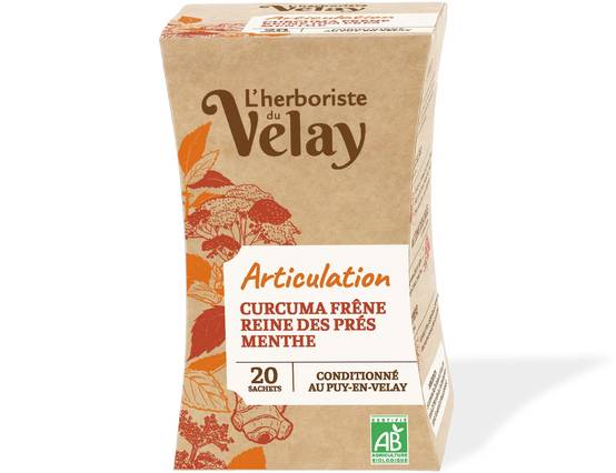 Herboriste du Velay - Infusion BIO Articulation x20 - L'Herboriste du Velay