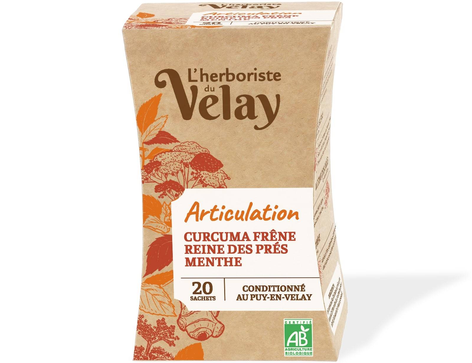 Herboriste du Velay - Infusion BIO Articulation x20 - L'Herboriste du Velay
