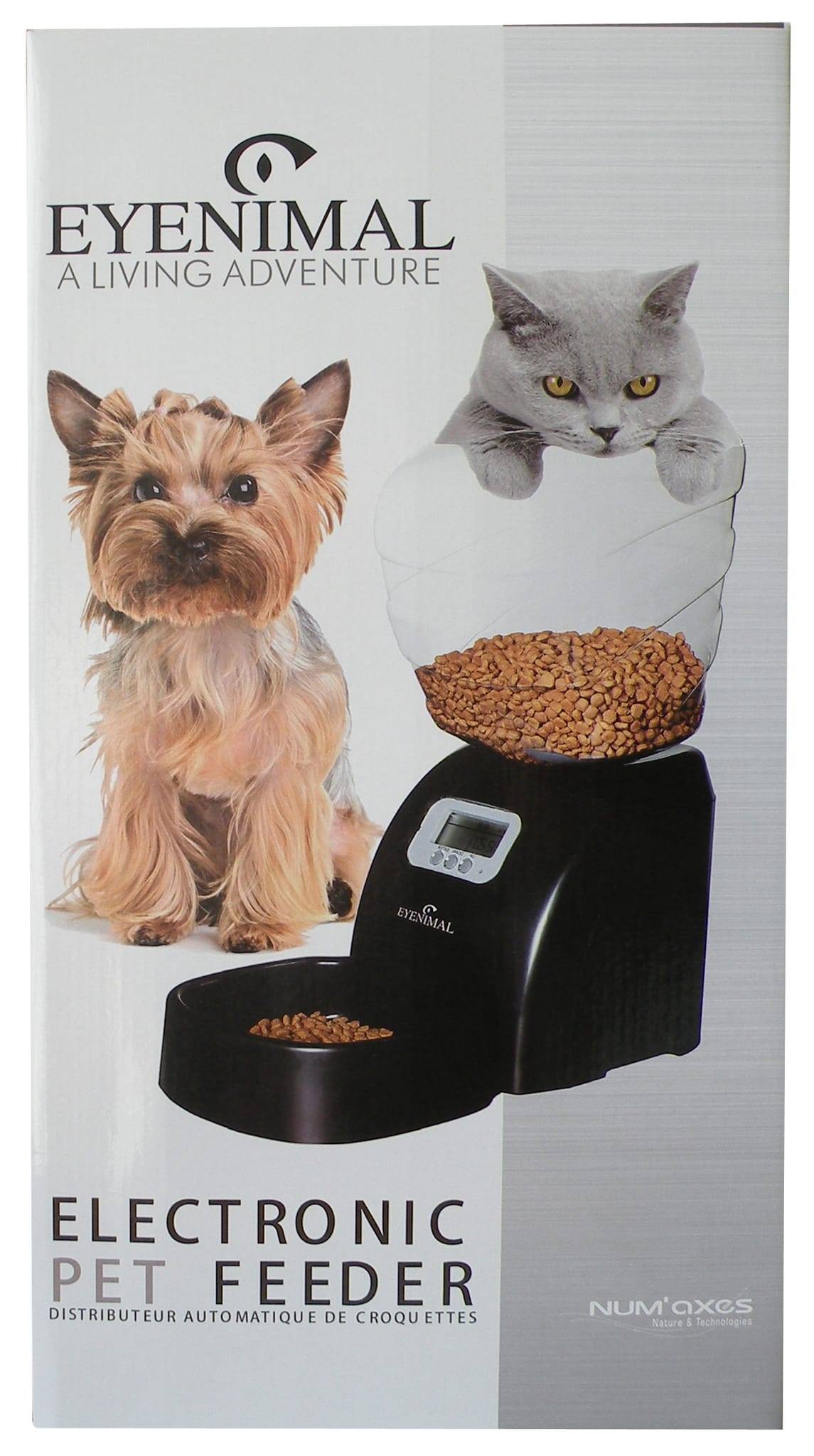 Agrobiothers - Dispensador automático de croquetas negro L23,5 x l39 x h34 cm - Imagen 2