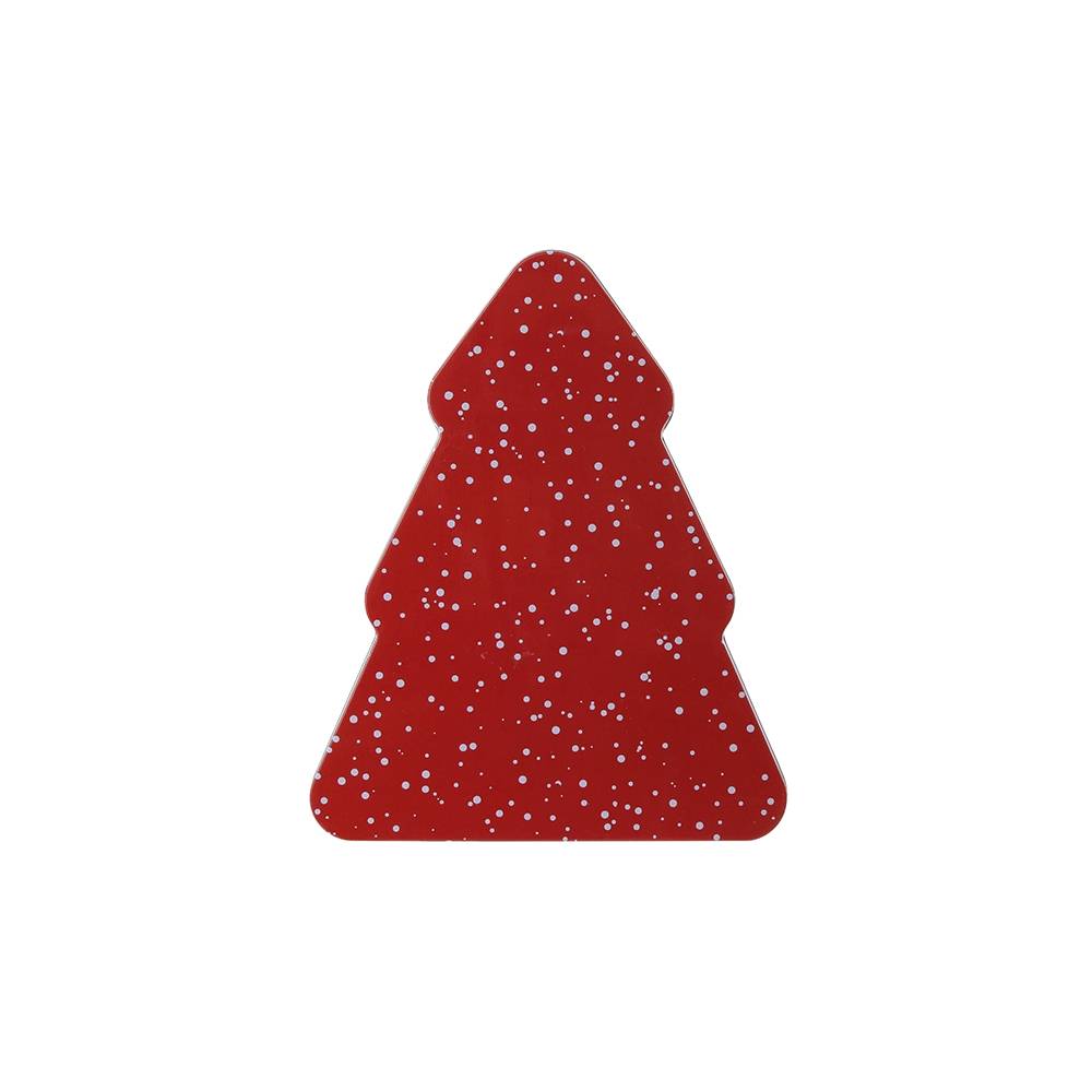 Boite de noël forme sapin - L.15,8 x l.19,2 x H.5 cm - Image 2