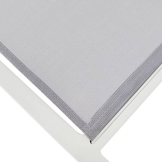 Ecloz - Fauteuil de jardin alu textilène blanc Haby ECLOZ - Image 6