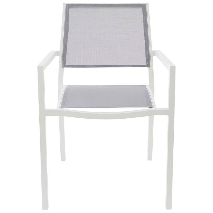Ecloz - Fauteuil de jardin alu textilène blanc Haby ECLOZ - Image 5