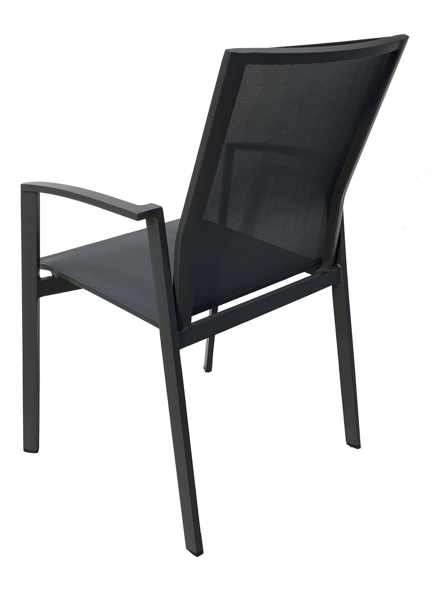 Ecloz - Fauteuil Alex Alu Text Anthracite - ECLOZ - Imagen 3
