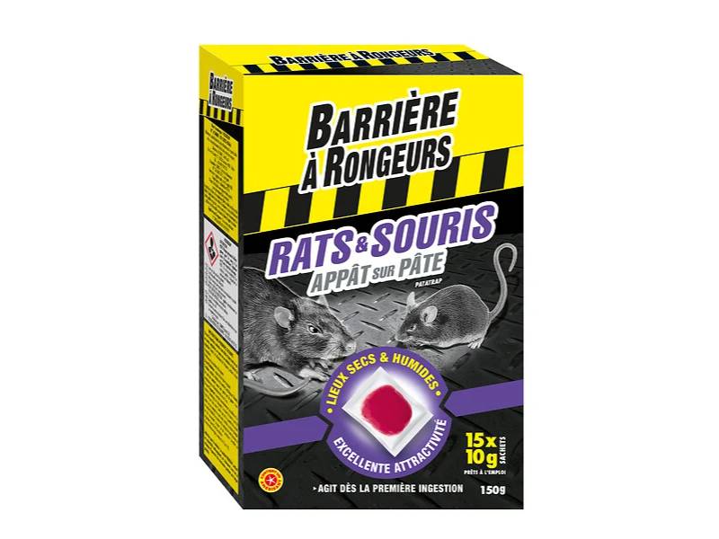 Barrière à rongeurs - Barrière à rongeurs - Rats & Souris - Appât sur pâte 150 g - Image 1